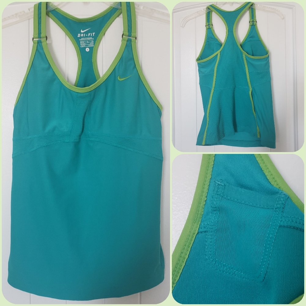 NIKE - practical racerback top (turquoise)